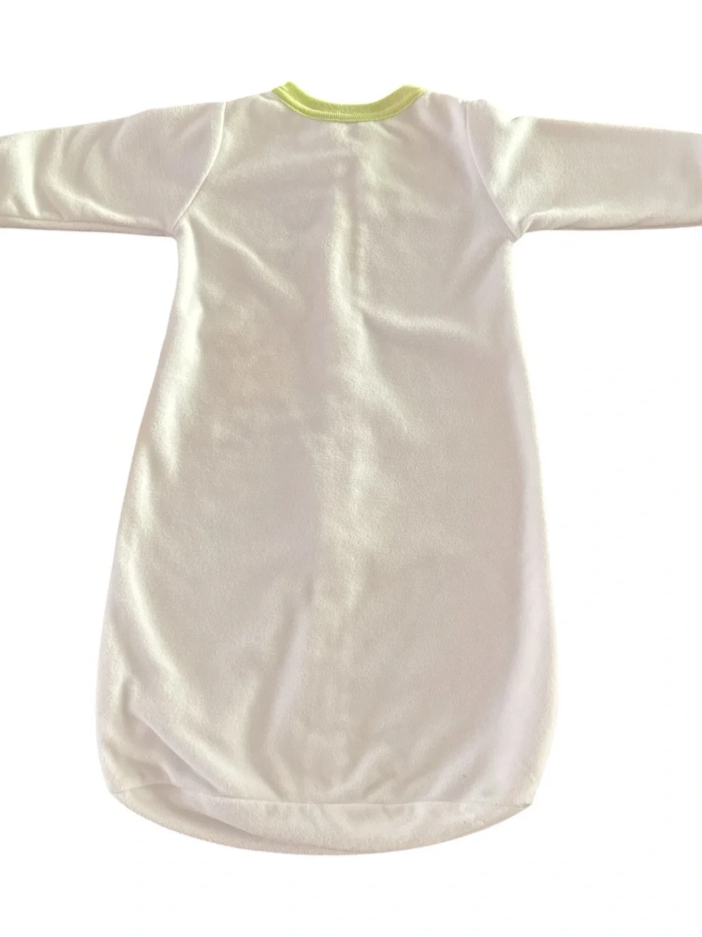 Carter's Sleep Sack 0-9 Months White Green Fleece Full Zip Baby Wearable Blanket